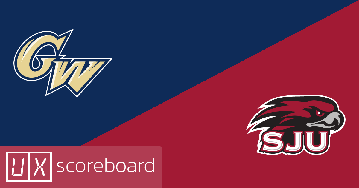 George Washington Revolutionaries vs Saint Joseph's Hawks game highlights