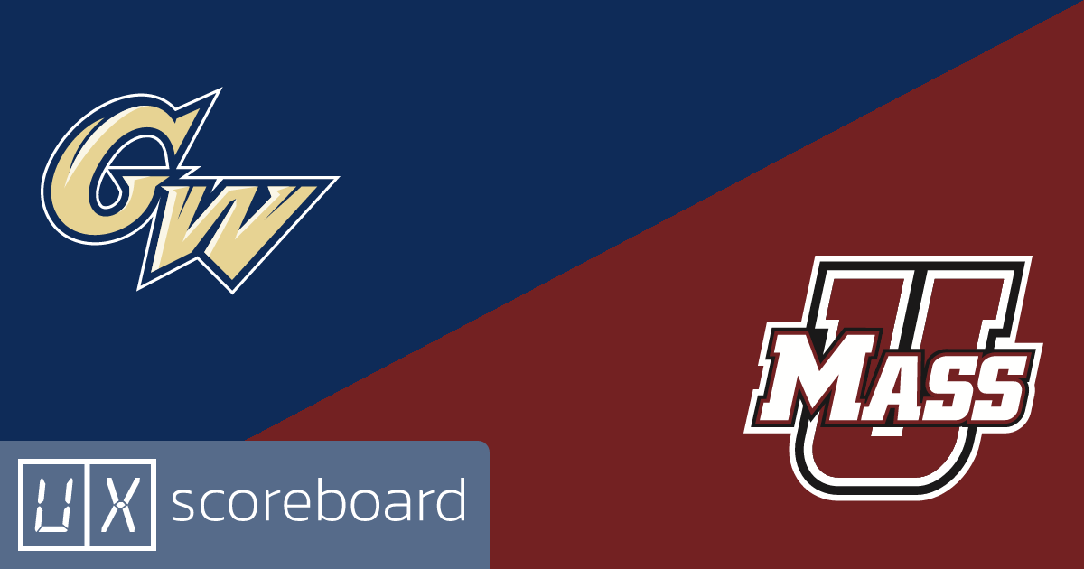 George Washington Revolutionaries vs UMass Minutemen game highlights