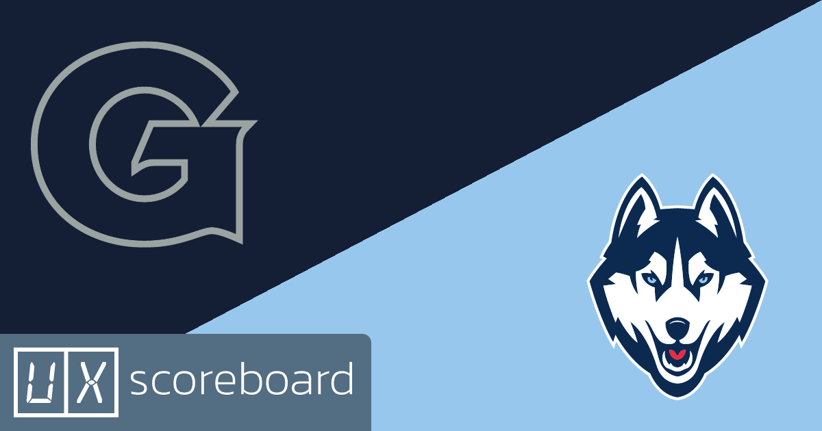 Georgetown Hoyas vs UConn Huskies game highlights