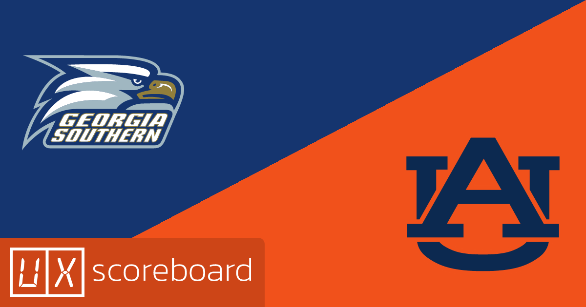 Georgia Southern Eagles vs Auburn Tigers game highlights