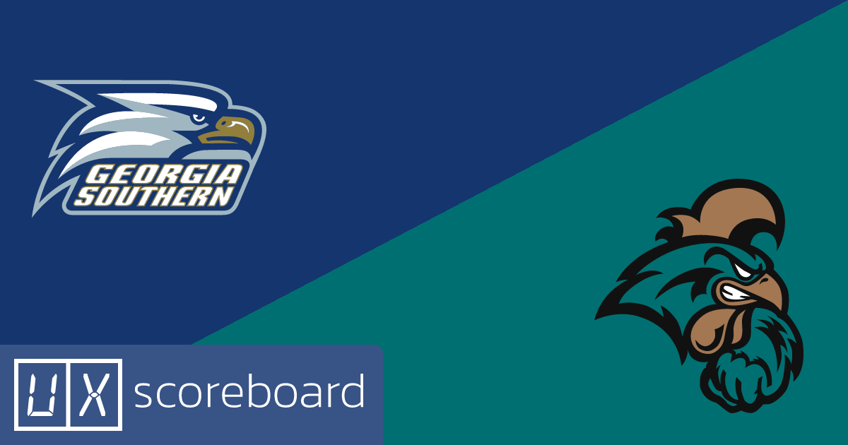 Georgia Southern Eagles vs Coastal Carolina Chanticleers game highlights