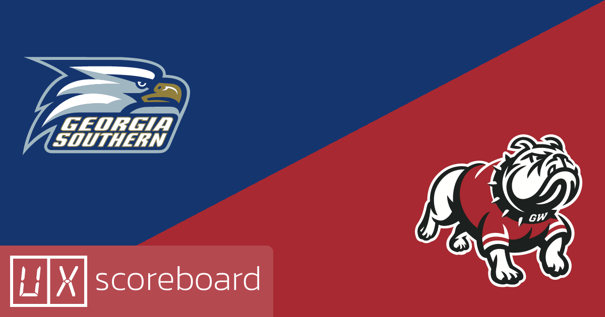 Georgia Southern Eagles vs Gardner-Webb Runnin' Bulldogs game highlights