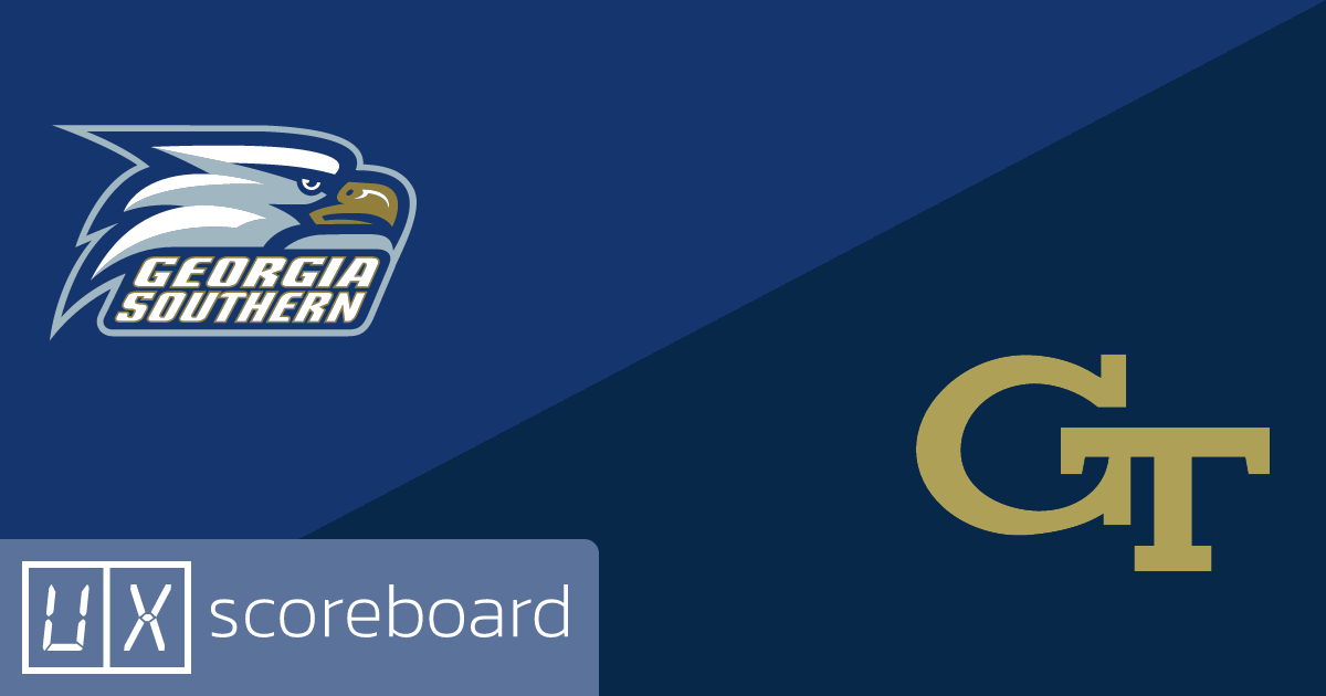 Georgia Southern Eagles vs Georgia Tech Yellow Jackets game highlights