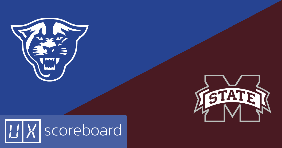 Georgia State Panthers vs Mississippi State Bulldogs game highlights