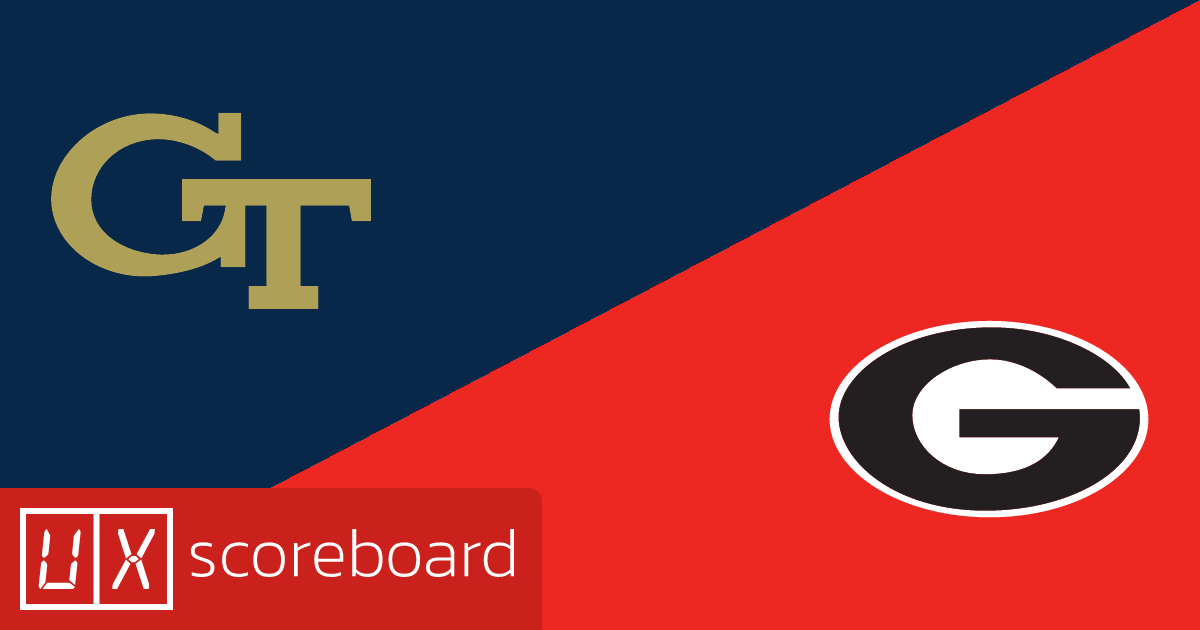 Georgia Tech Yellow Jackets vs Georgia Bulldogs game highlights