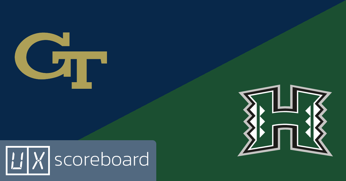 Georgia Tech Yellow Jackets vs Hawai'i Rainbow Warriors game highlights