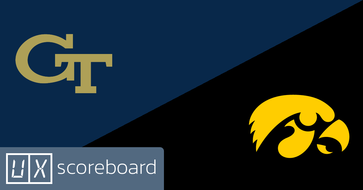 Georgia Tech Yellow Jackets vs Iowa Hawkeyes game highlights