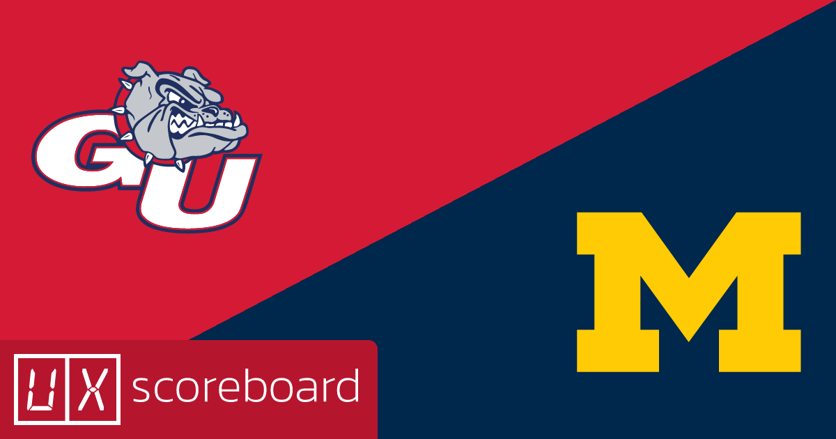Gonzaga Bulldogs vs Michigan Wolverines game highlights