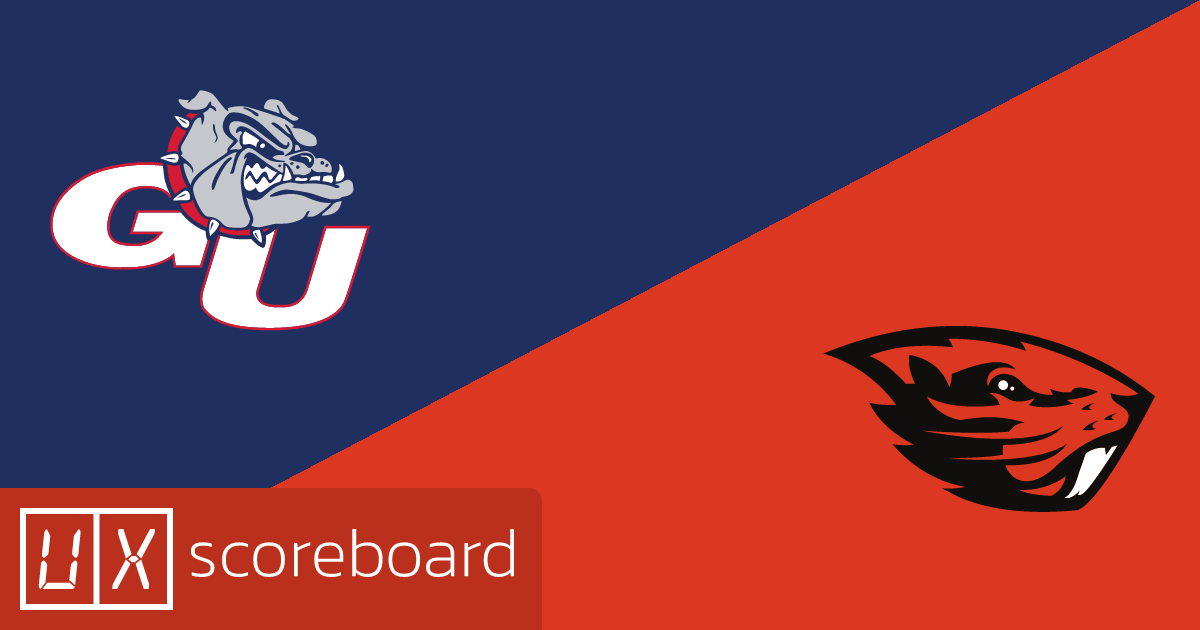 Gonzaga Bulldogs vs Oregon State Beavers game highlights