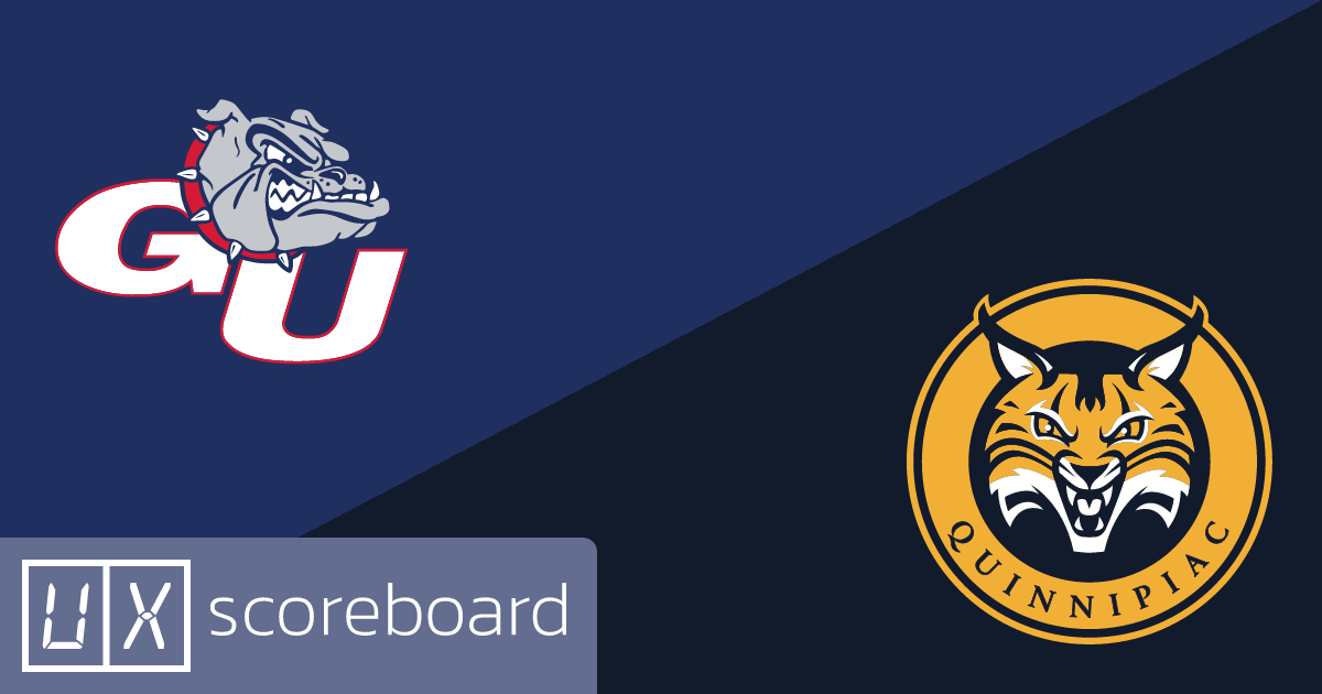 Gonzaga Bulldogs vs Quinnipiac Bobcats game highlights