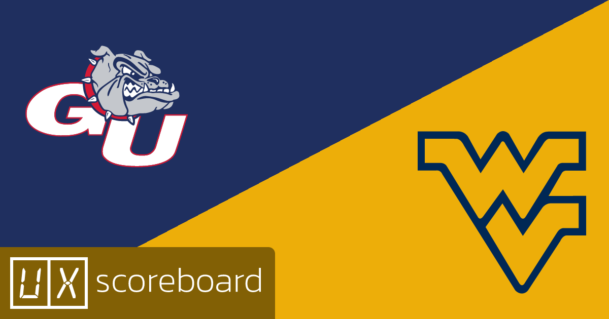Gonzaga Bulldogs vs West Virginia Mountaineers game highlights