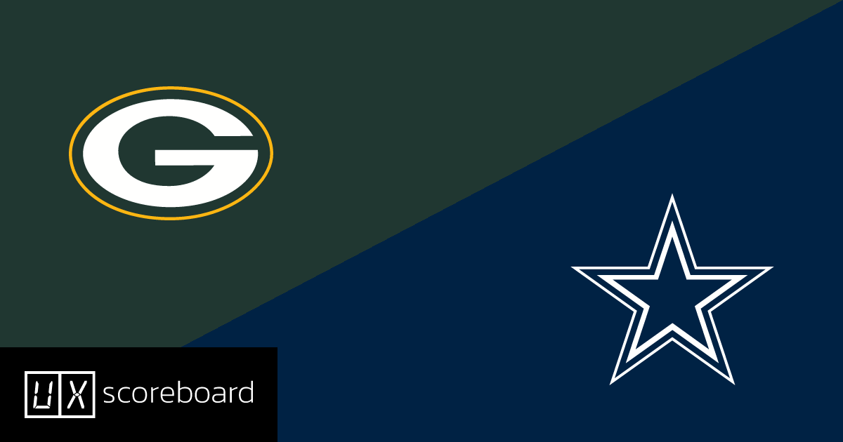 Packers (48) vs Cowboys (32) · Jan 14, 2024 · NFL Scores | uxscoreboard