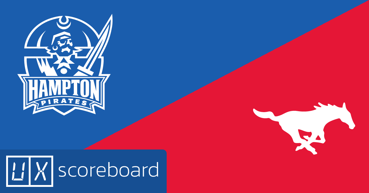 Hampton Pirates vs SMU Mustangs game highlights