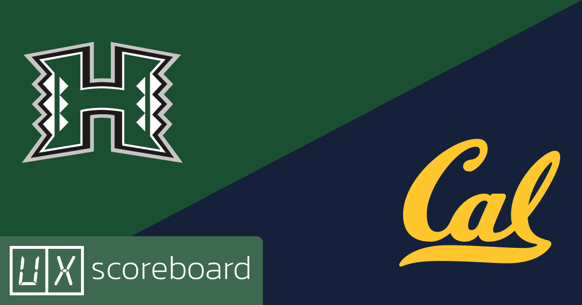 Hawai'i Rainbow Warriors vs California Golden Bears game highlights
