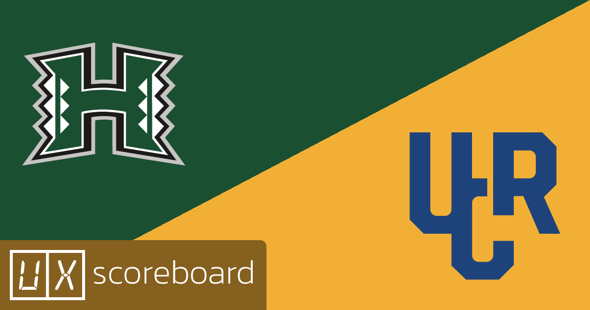 Hawai'i Rainbow Warriors vs UC Riverside Highlanders game highlights