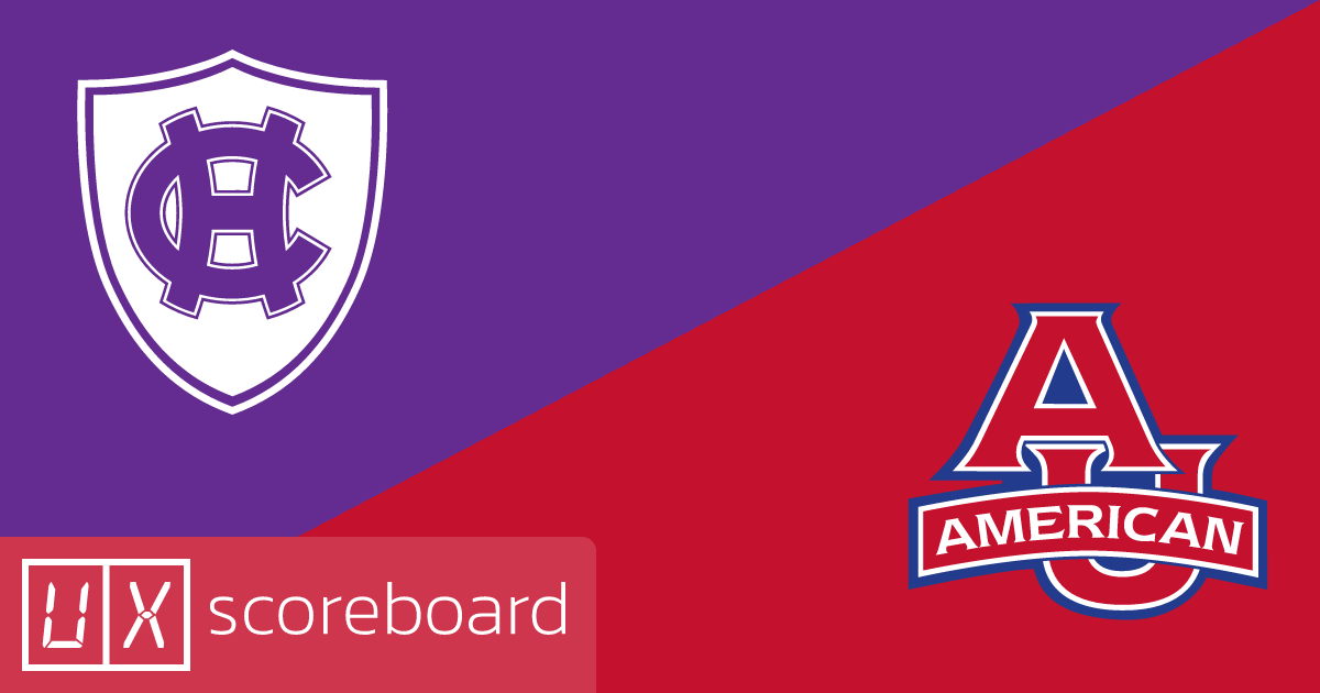 Holy Cross Crusaders vs American University Eagles game highlights