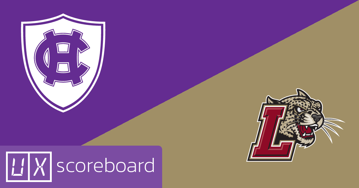 Holy Cross Crusaders vs Lafayette Leopards game highlights