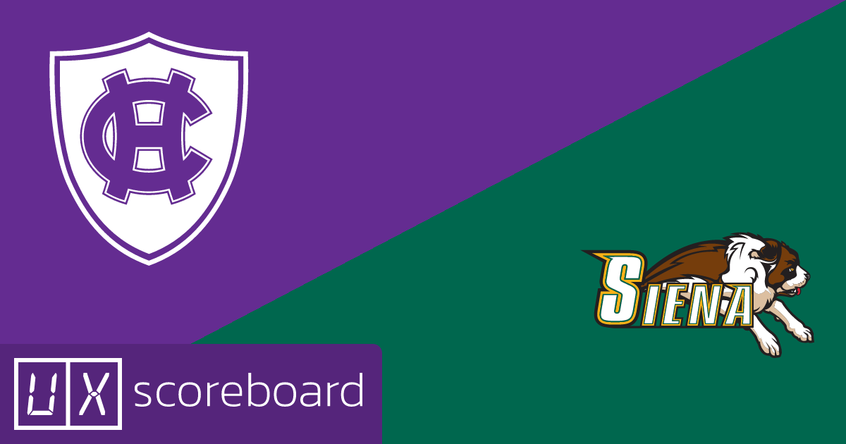 Holy Cross Crusaders vs Siena Saints game highlights