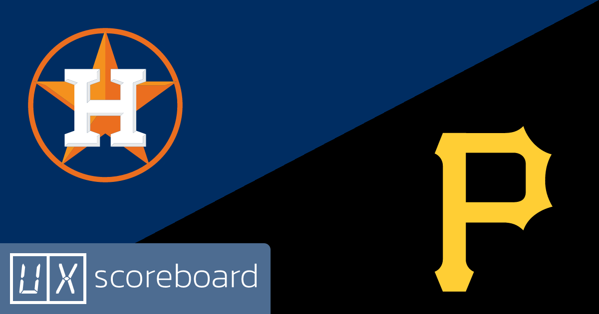Houston Astros vs Pittsburgh Pirates game highlights