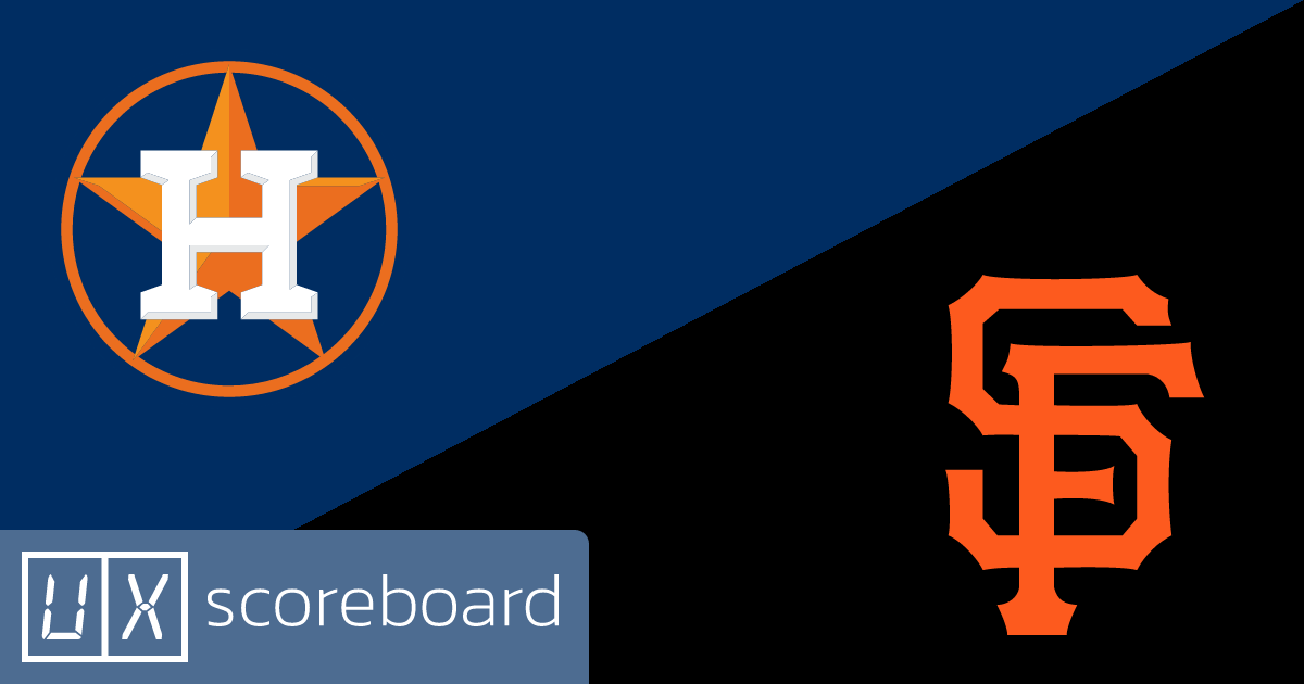 Houston Astros vs San Francisco Giants game highlights