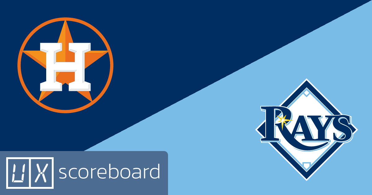 Houston Astros vs Tampa Bay Rays game highlights