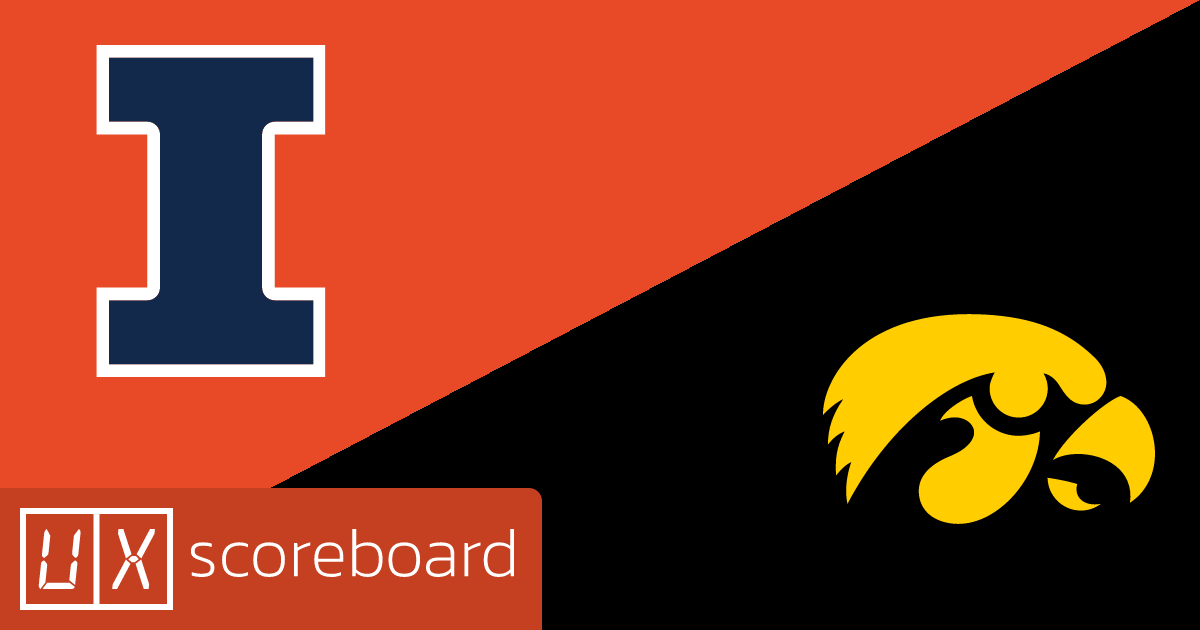 Illinois Fighting Illini vs Iowa Hawkeyes game highlights
