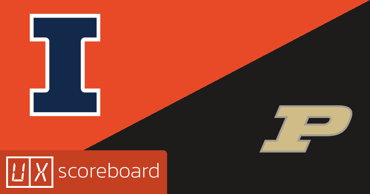 Illinois Fighting Illini vs Purdue Boilermakers game highlights
