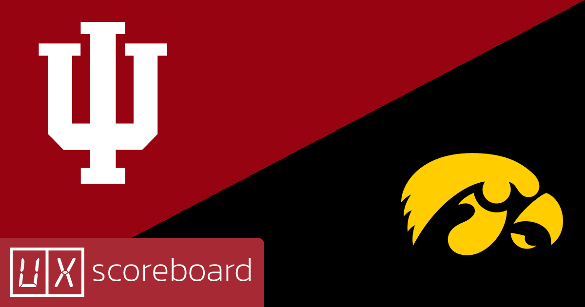 Indiana Hoosiers vs Iowa Hawkeyes game highlights