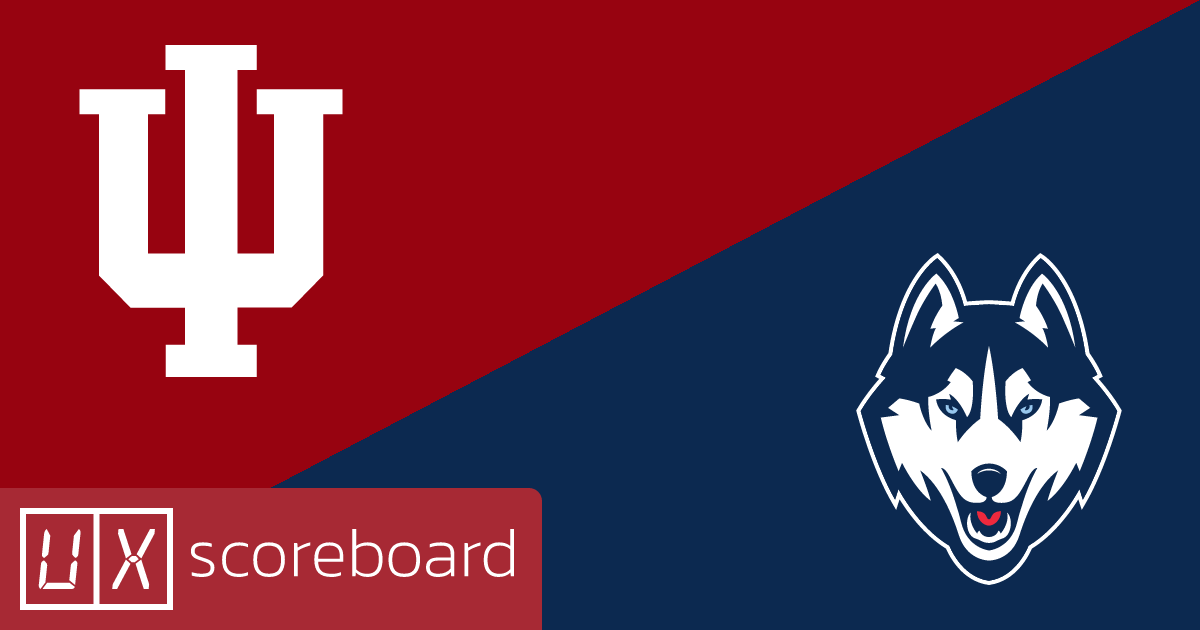 Indiana Hoosiers vs UConn Huskies game highlights