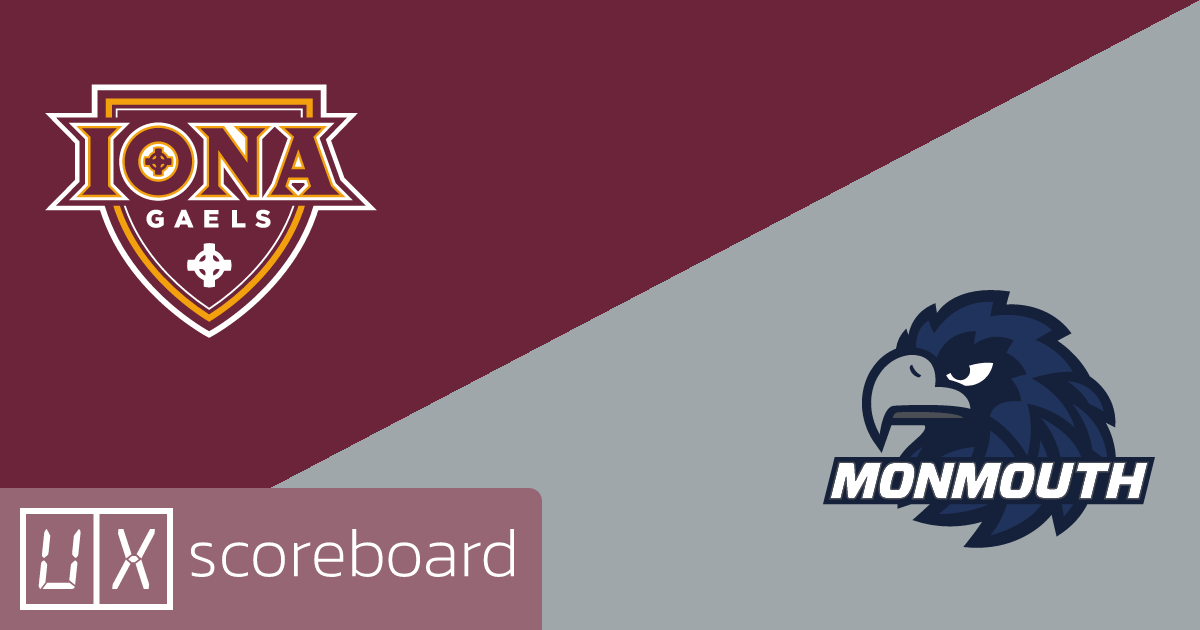 Iona Gaels vs Monmouth Hawks game highlights