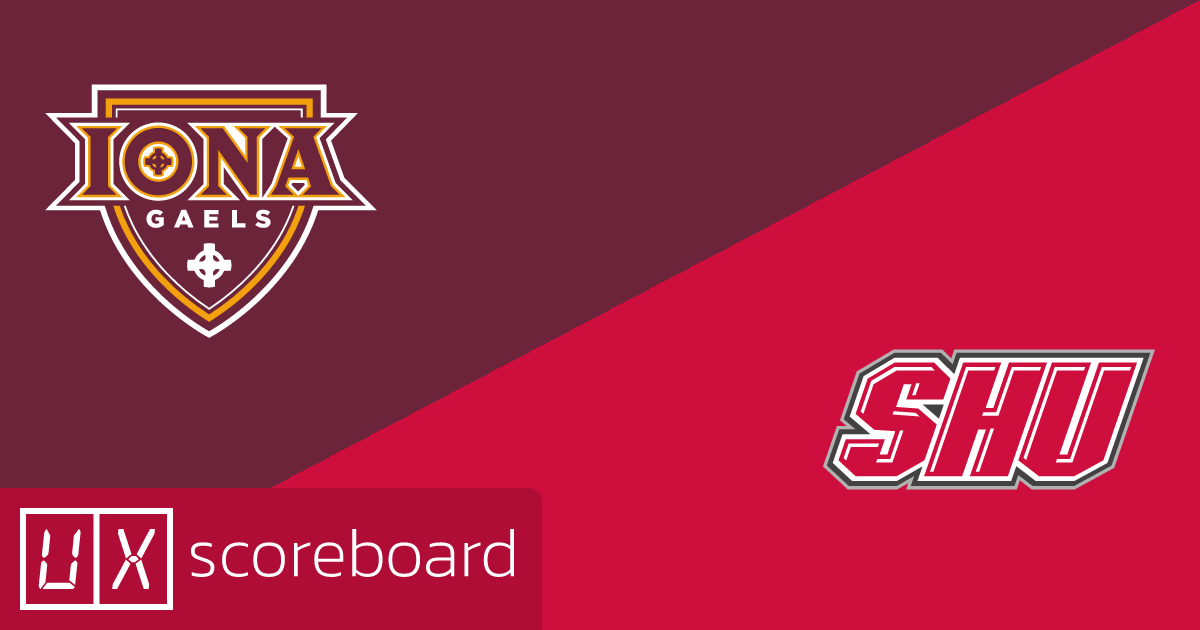 Iona Gaels vs Sacred Heart Pioneers game highlights
