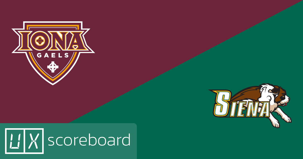 Iona Gaels vs Siena Saints game highlights