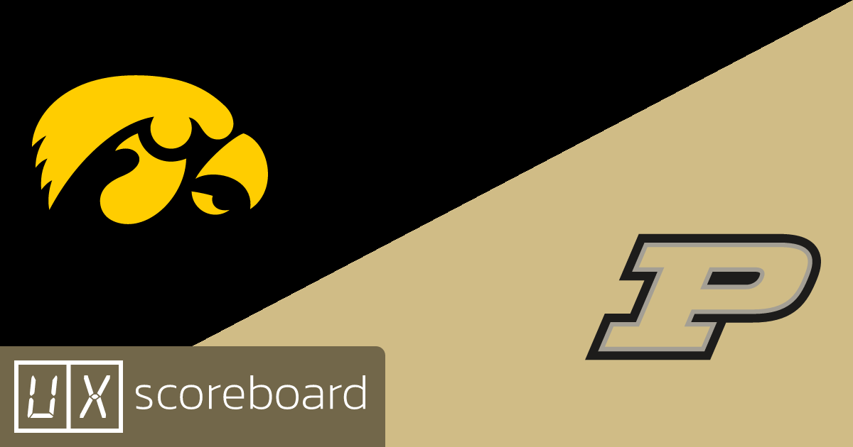 Iowa Hawkeyes vs Purdue Boilermakers game highlights