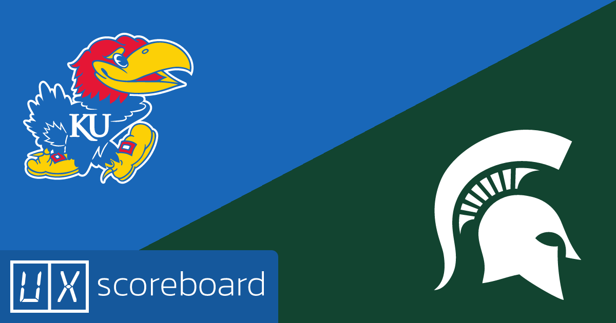 Kansas Jayhawks vs Michigan State Spartans game highlights