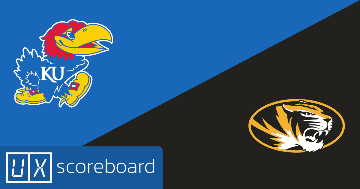 Kansas Jayhawks vs Missouri Tigers game highlights