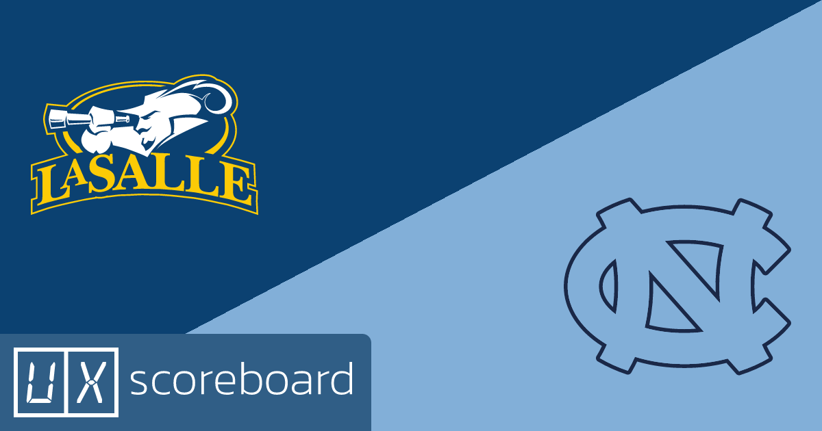 La Salle Explorers vs North Carolina Tar Heels game highlights
