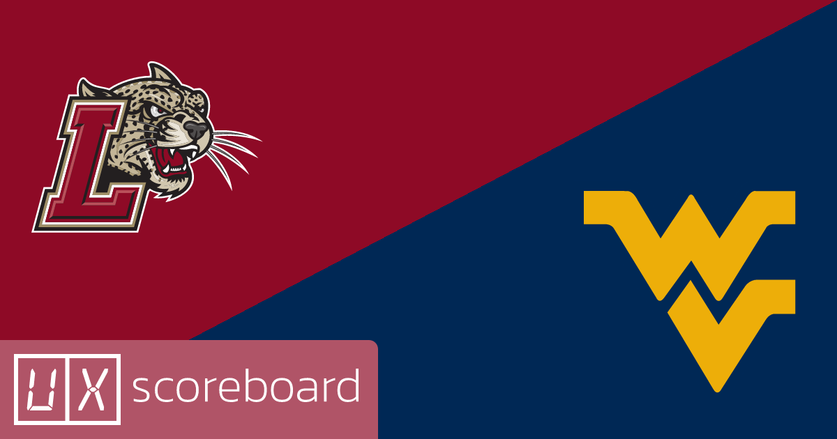 Lafayette Leopards vs West Virginia Mountaineers game highlights
