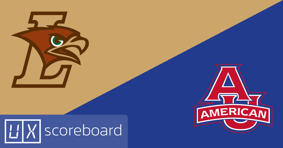 Lehigh Mountain Hawks vs American University Eagles game highlights