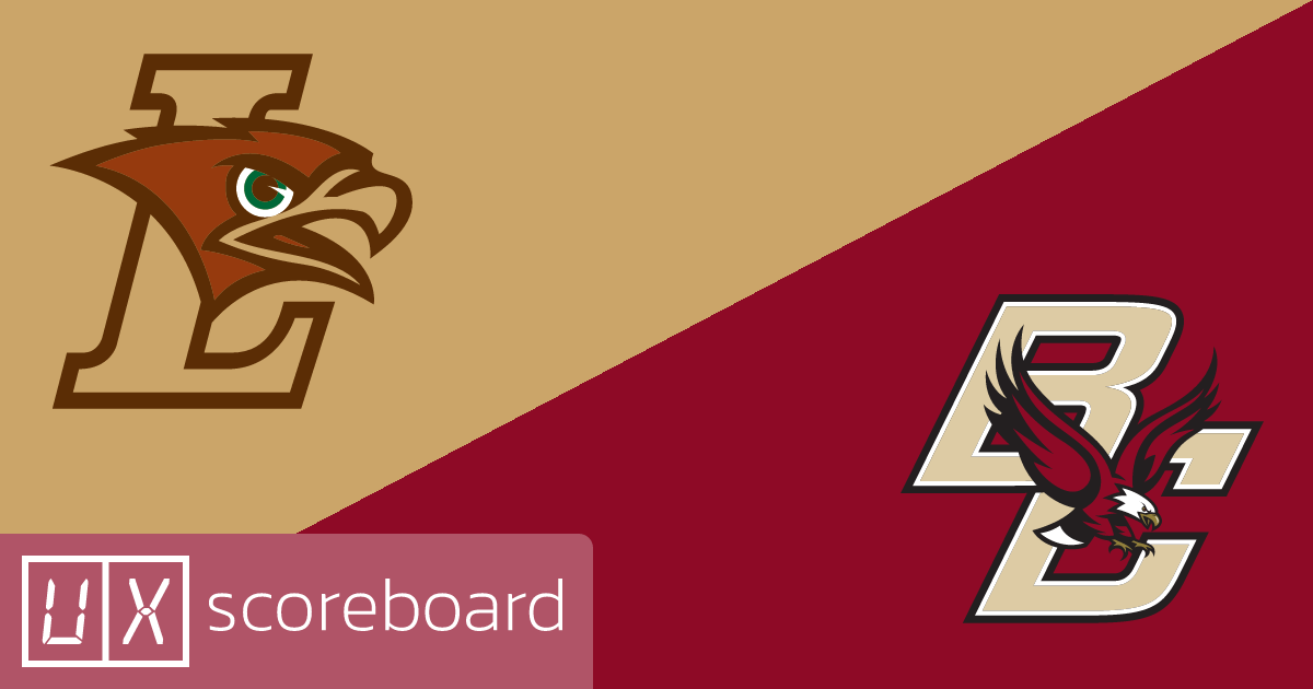 Lehigh Mountain Hawks vs Boston College Eagles game highlights