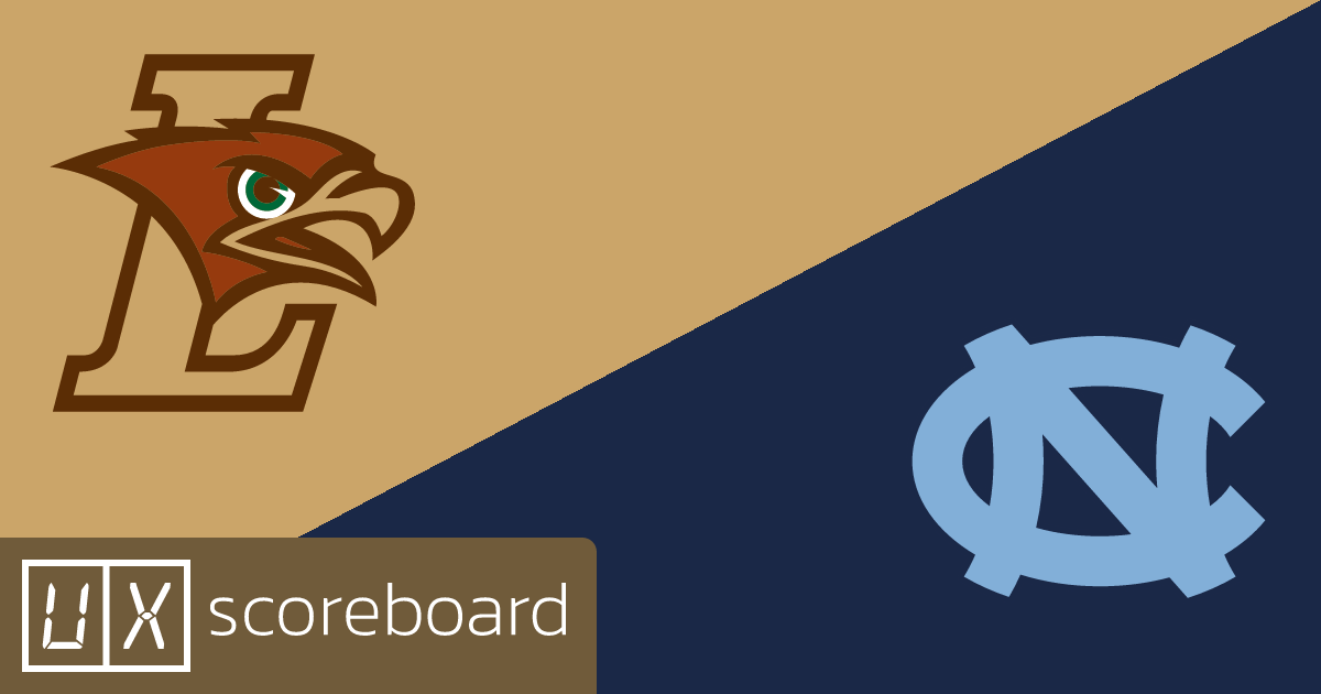 Lehigh Mountain Hawks vs North Carolina Tar Heels game highlights
