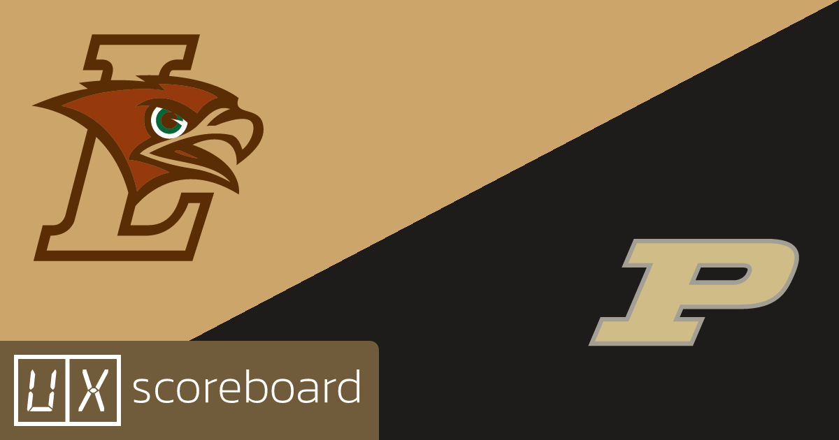 Lehigh Mountain Hawks vs Purdue Boilermakers game highlights