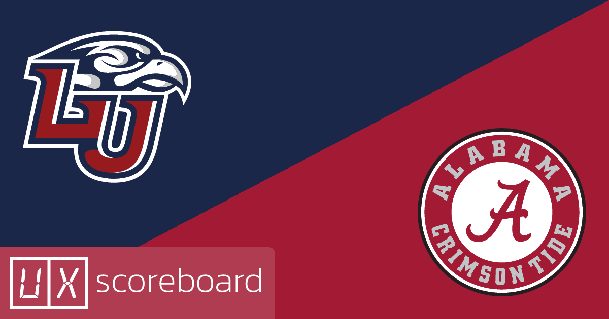 Liberty Flames vs Alabama Crimson Tide game highlights