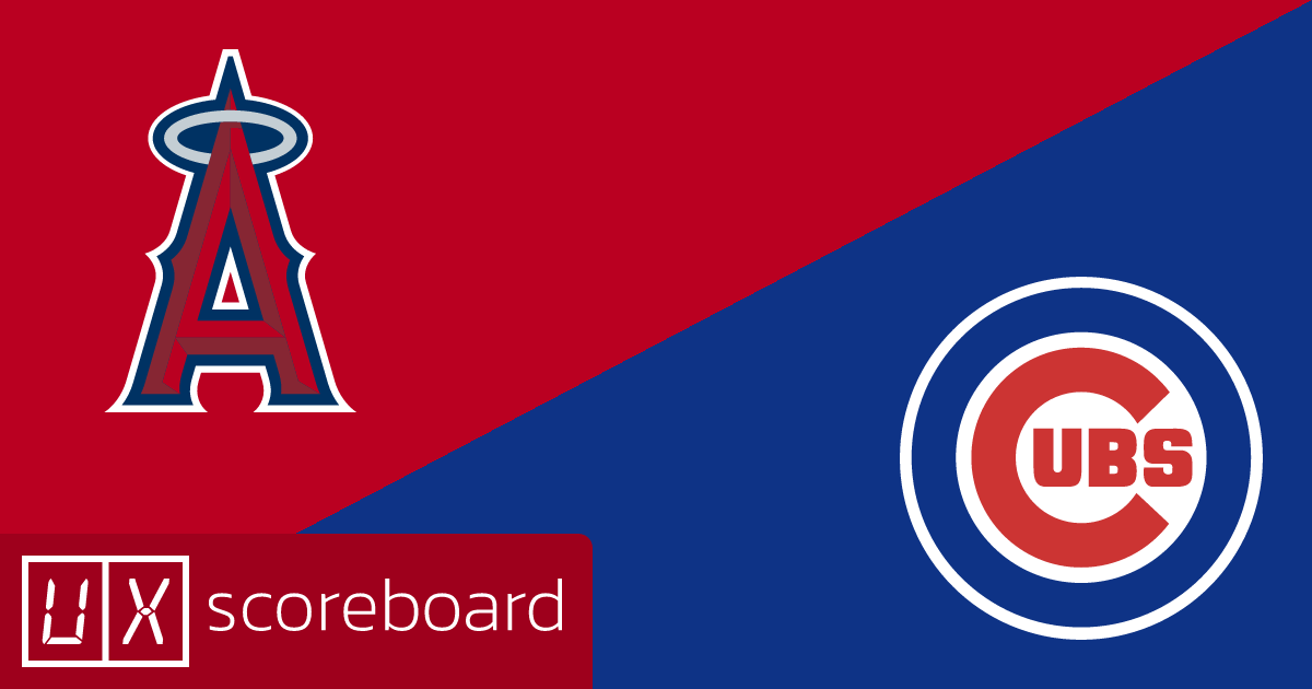 Los Angeles Angels vs Chicago Cubs game highlights