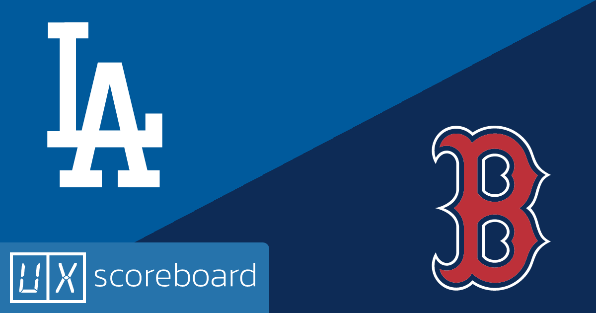 Los Angeles Dodgers vs Boston Red Sox game highlights