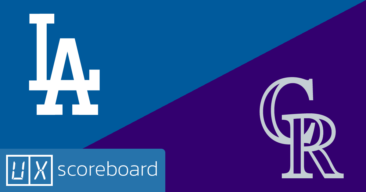 Los Angeles Dodgers vs Colorado Rockies game highlights