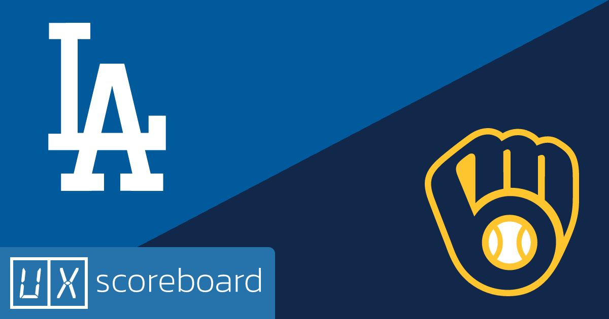 Los Angeles Dodgers vs Milwaukee Brewers game highlights