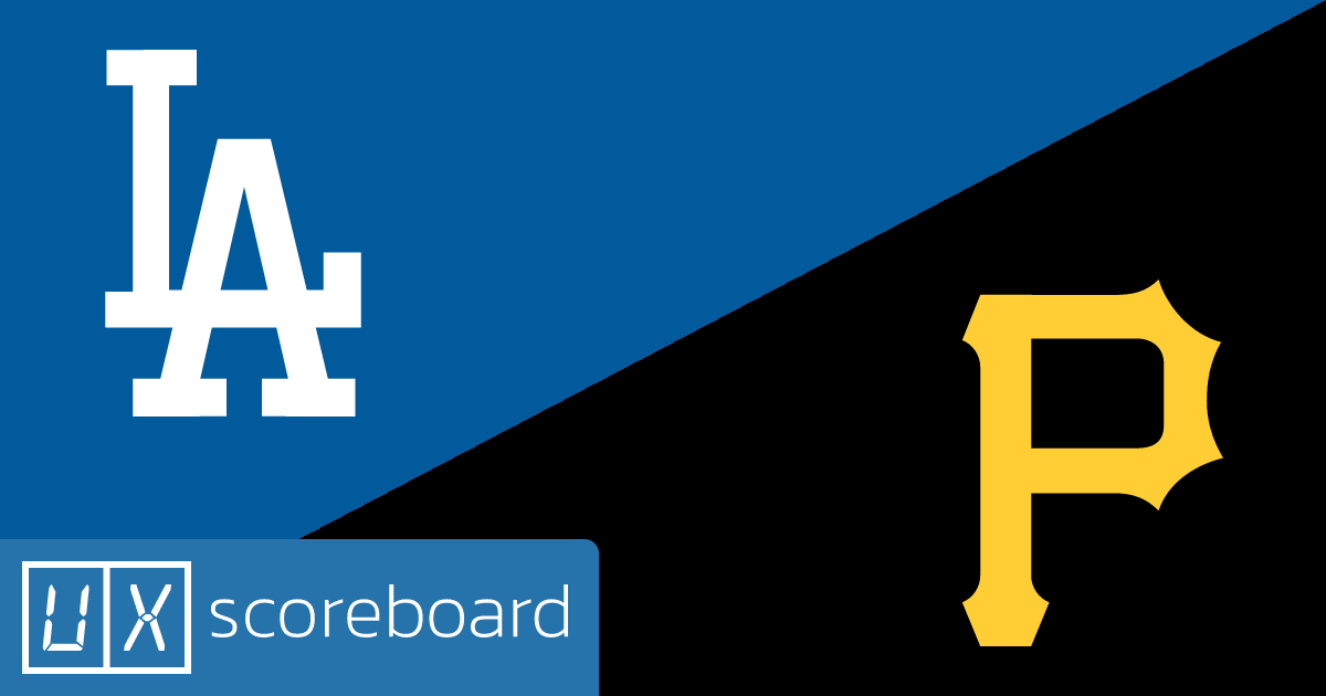 Los Angeles Dodgers vs Pittsburgh Pirates game highlights