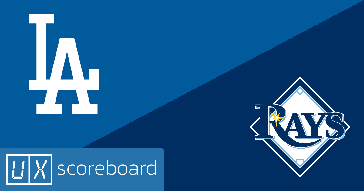 Los Angeles Dodgers vs Tampa Bay Rays game highlights