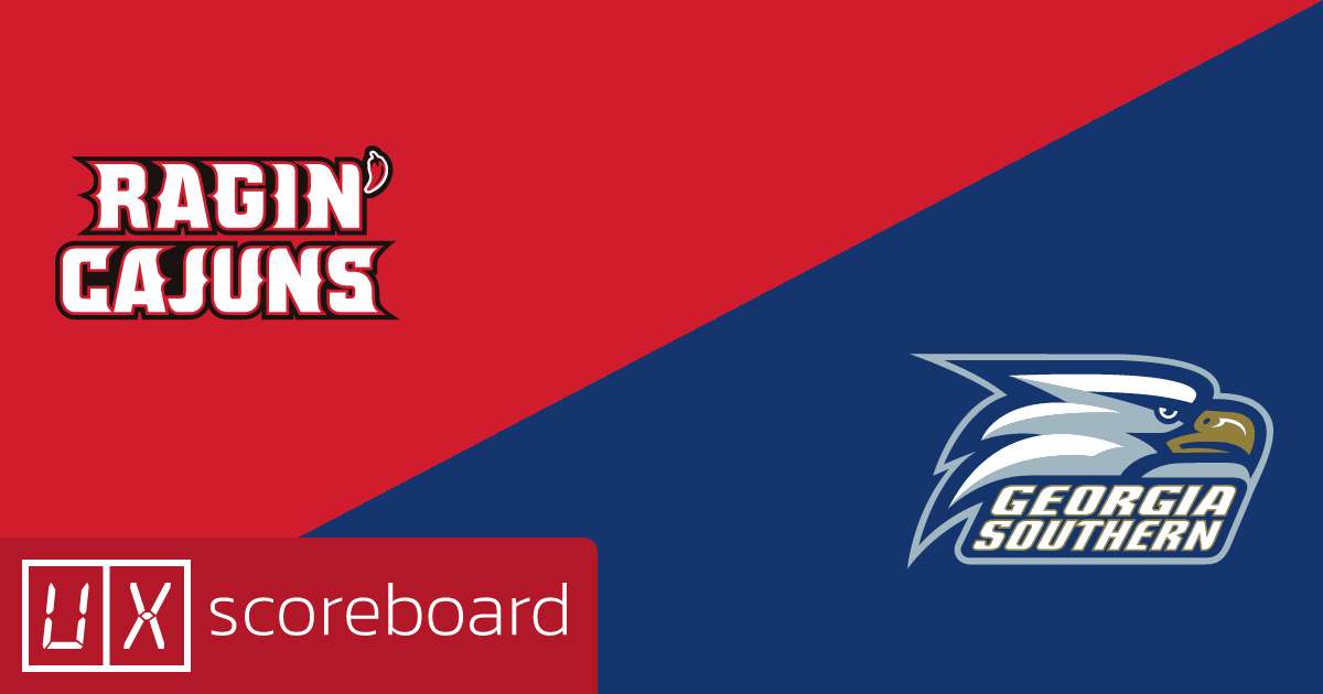 Louisiana Ragin' Cajuns vs Georgia Southern Eagles game highlights
