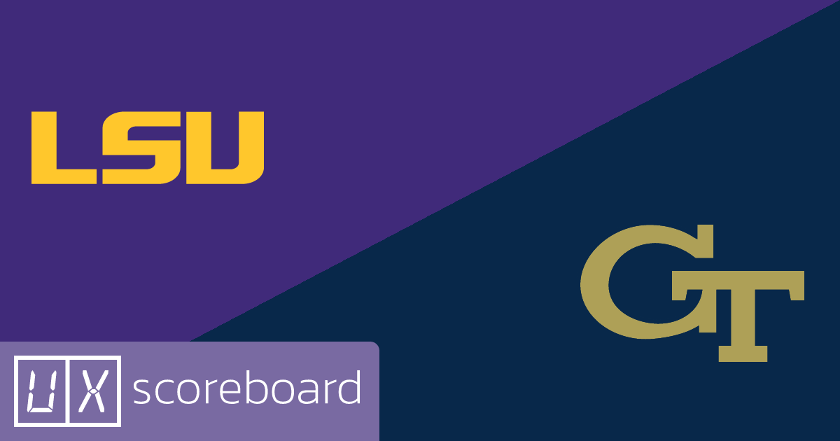 LSU Tigers vs Georgia Tech Yellow Jackets game highlights